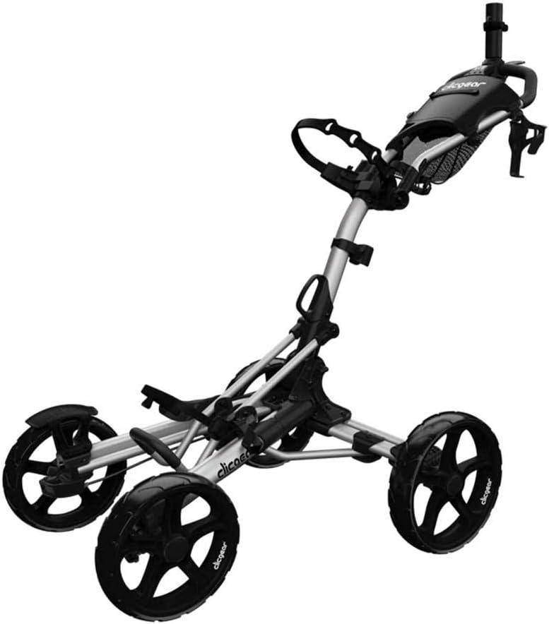 Clicgear Carro de Empuje de Talla única Negro